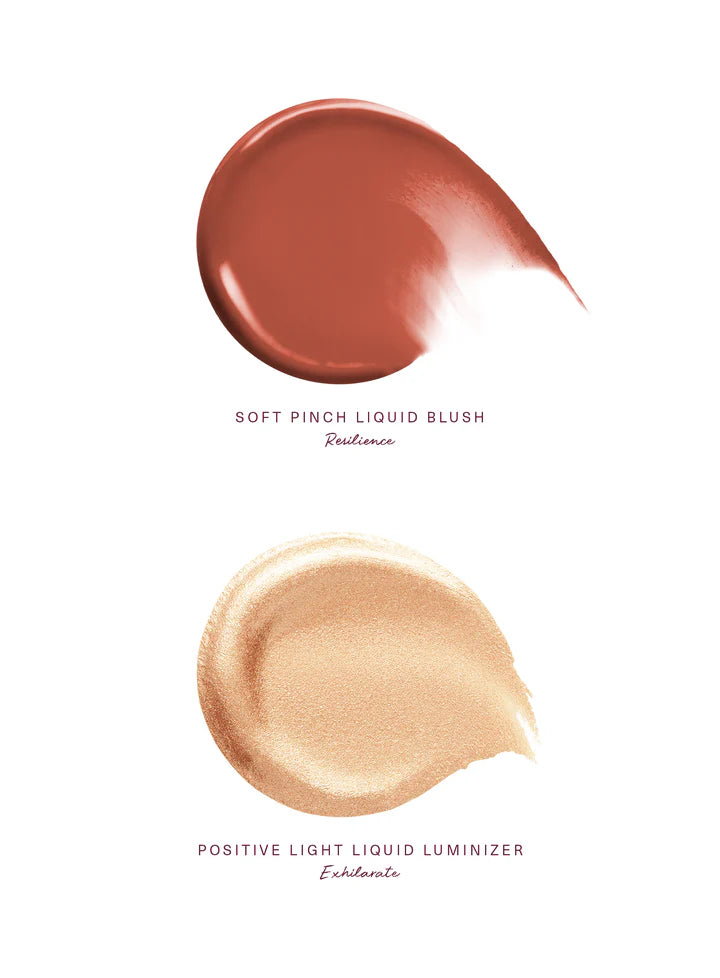Rare Beauty Warm Radiance Mini Blush & Luminizer Duo