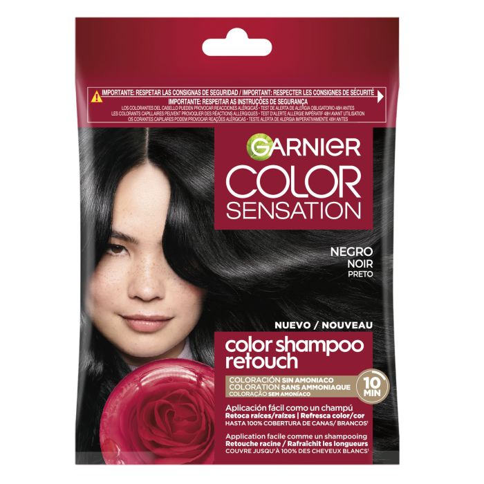 Garnier Color Sensation Color Shampoo Retouch Coloración Semi-permanente Sin Amoniaco Baños de color