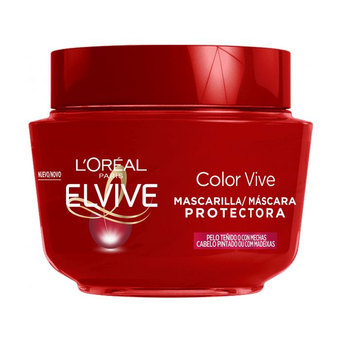 L'Oréal París ELVIVE Color Vive Mascarilla Protectora para Pelo Teñido