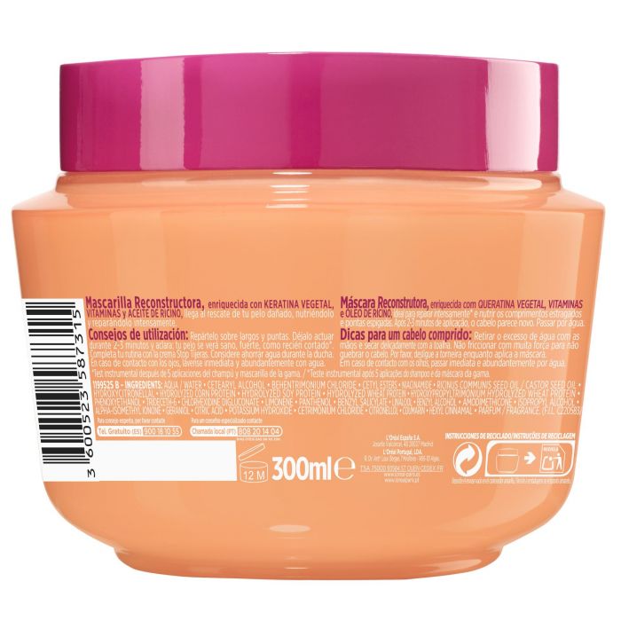 L'Oréal París Elvive Dream Long Mascarilla S.O.S para Pelo Largo Mascarillas para el pelo