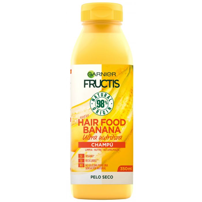 Garnier Fructis Hair Food Banana Ultra Nutritiva Champú Champús