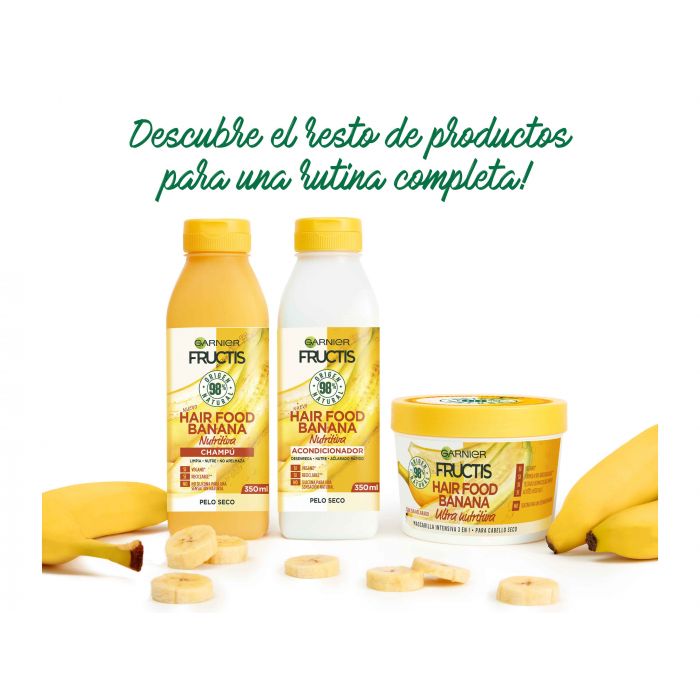 Garnier Fructis Hair Food Banana Ultra Nutritiva Champú Champús