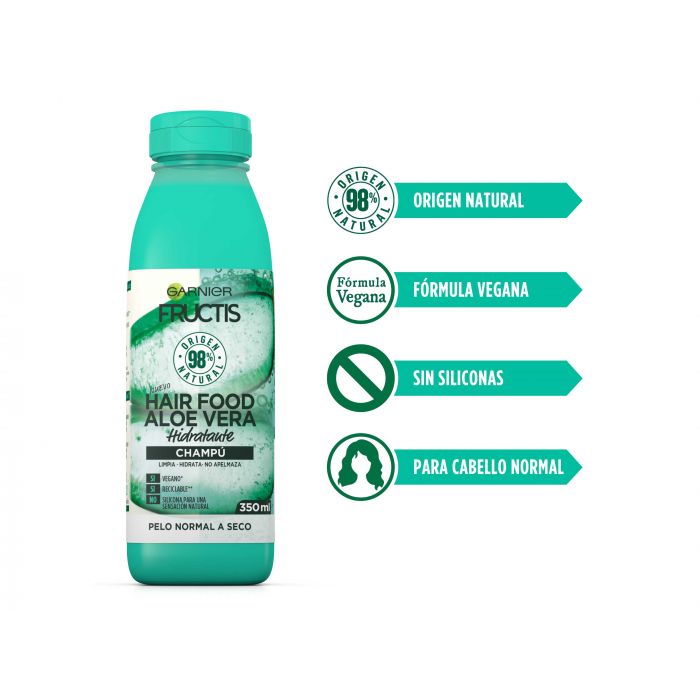 Garnier Fructis Hair Food Aloe Vera Champú Hidratante Champús