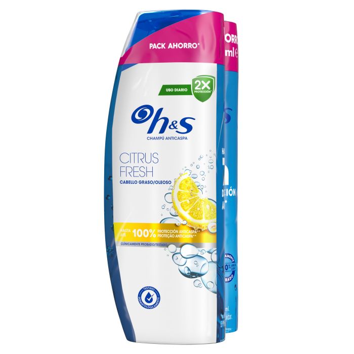 H&S Citrus Fresh Champú Anticaspa Champús anticaspa