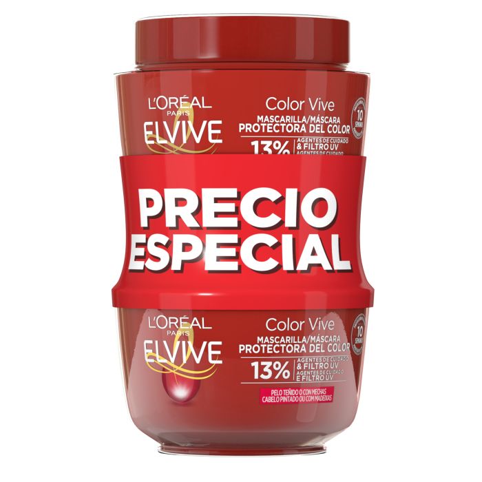L'Oréal París ELVIVE Color Vive Mascarilla Protectora para Pelo Teñido