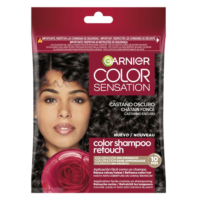 Garnier Color Sensation Color Shampoo Retouch Coloración Semi-permanente Sin Amoniaco Baños de color