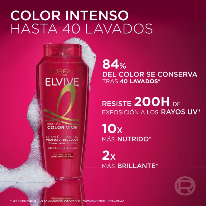 L'Oréal París ELVIVE Color Vive Champú Champús
