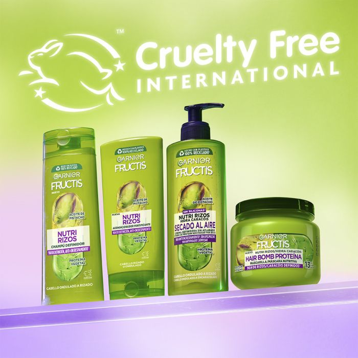 Garnier Fructis Mascarilla Capilar Nutri Rizos Hair Bomb Proteína Productos para pelo rizado
