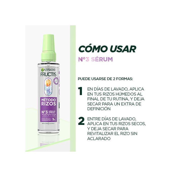 Garnier Fructis Método Rizos Sérum nº3 Rizos Hidratados Aceites para el pelo y tratamientos