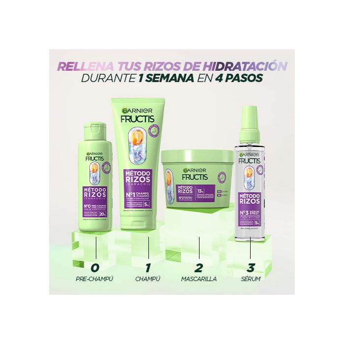 Garnier Fructis Método Rizos Sérum nº3 Rizos Hidratados Aceites para el pelo y tratamientos