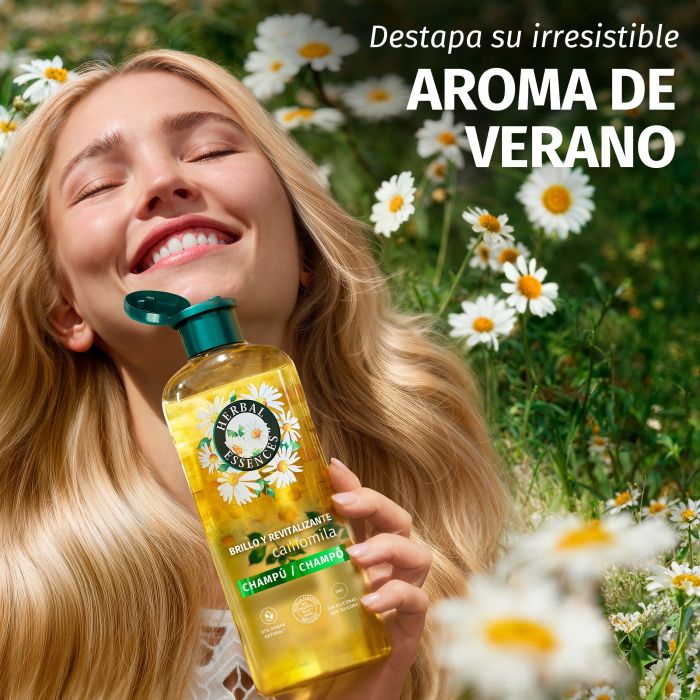Herbal Essences Champú Brillo y Revitalizante con Camomila Champús