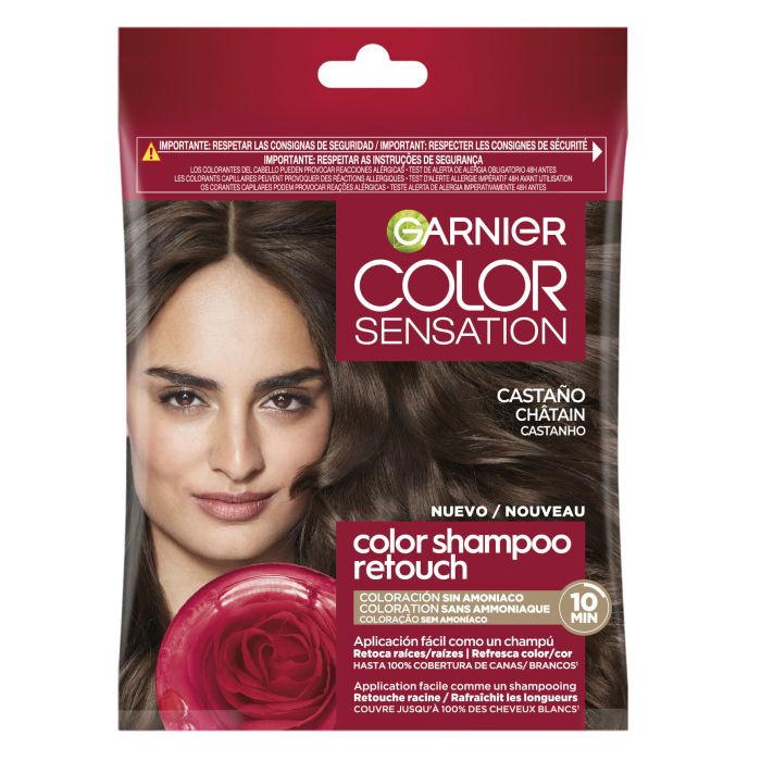 Garnier Color Sensation Color Shampoo Retouch Coloración Semi-permanente Sin Amoniaco Baños de color