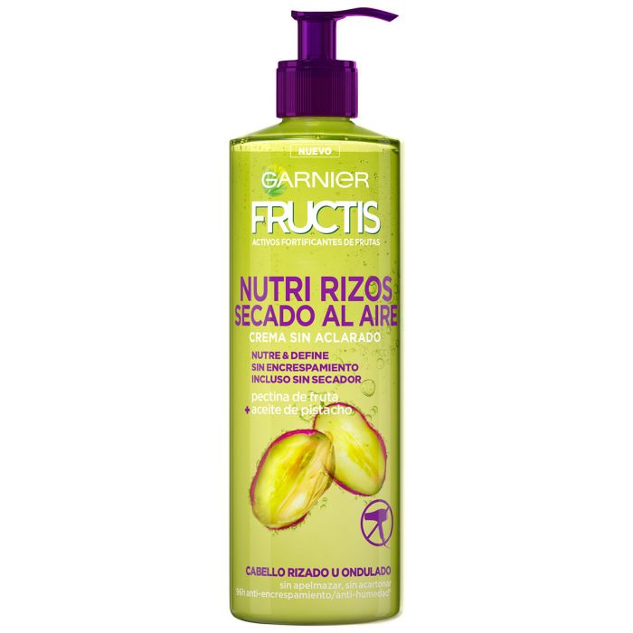 Garnier Fructis Crema Sin Aclarado Nutri Rizos Secado Al Aire Cremas de peinado