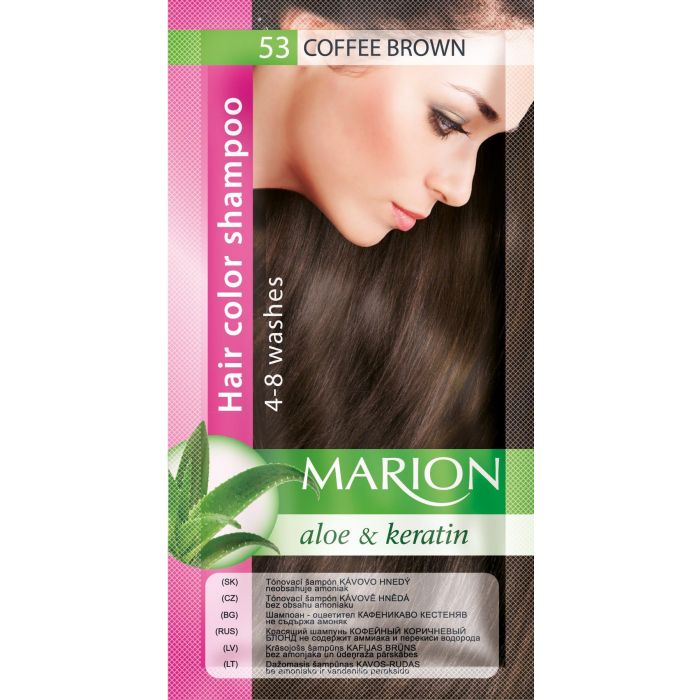 Marion Hair Color Shampoo Coloración Temporal Tintes No permanentes
