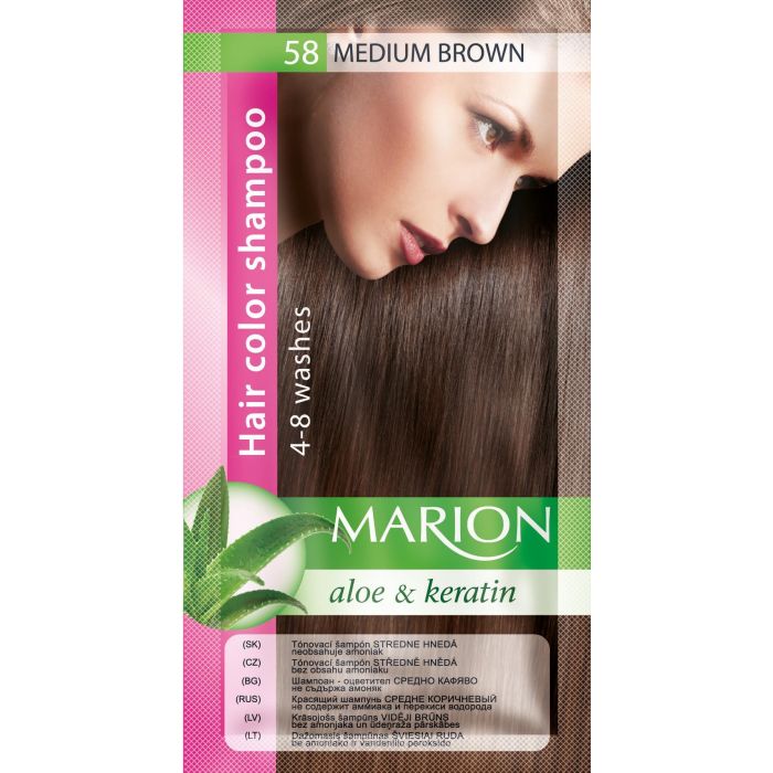Marion Hair Color Shampoo Coloración Temporal Tintes No permanentes