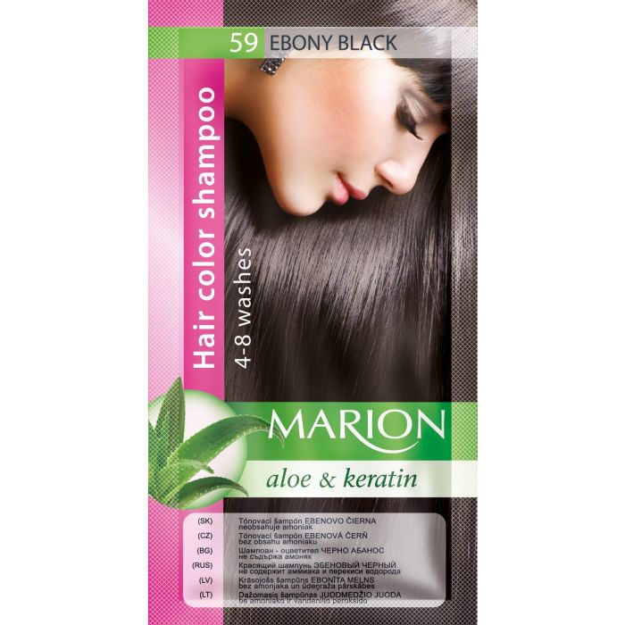 Marion Hair Color Shampoo Coloración Temporal Tintes No permanentes