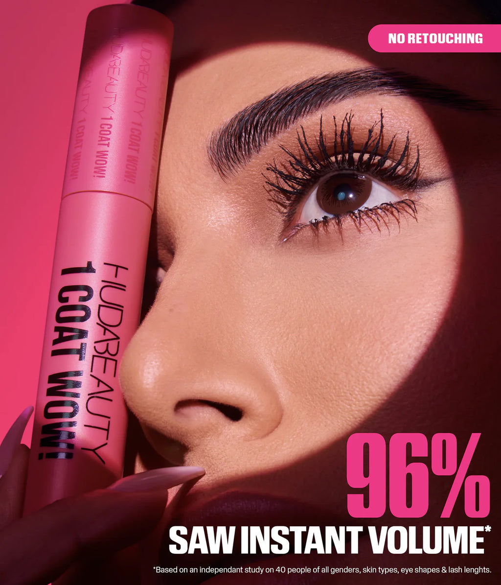 Huda Beauty 1 Coat Wow Extra Volumizing and Lifting Mascara