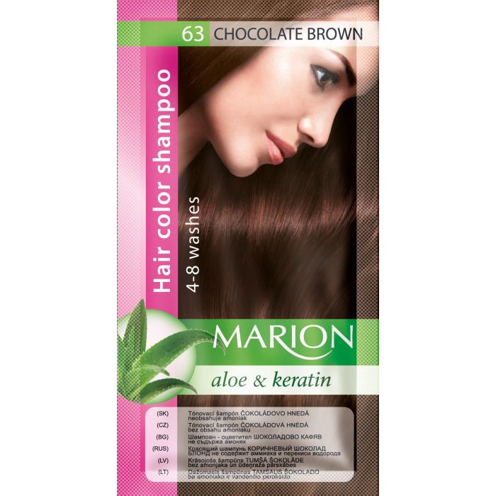 Marion Hair Color Shampoo Coloración Temporal Tintes No permanentes