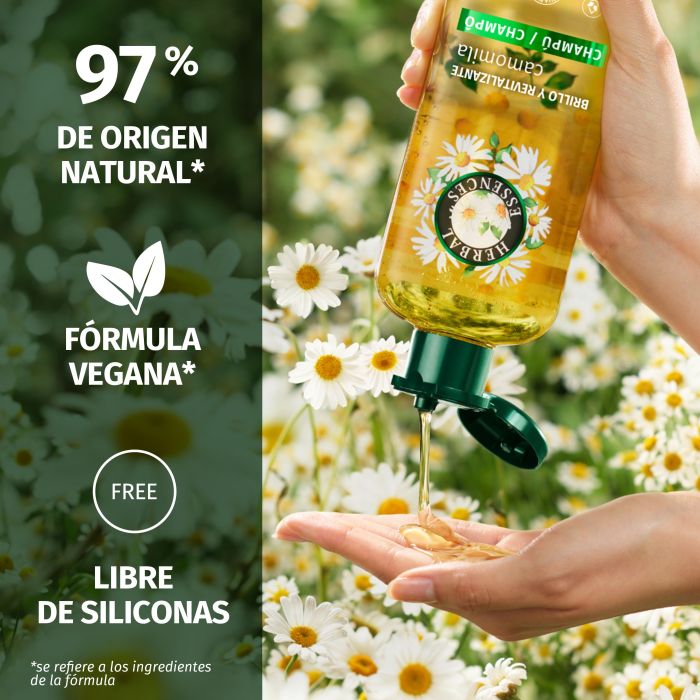Herbal Essences Champú Brillo y Revitalizante con Camomila Champús