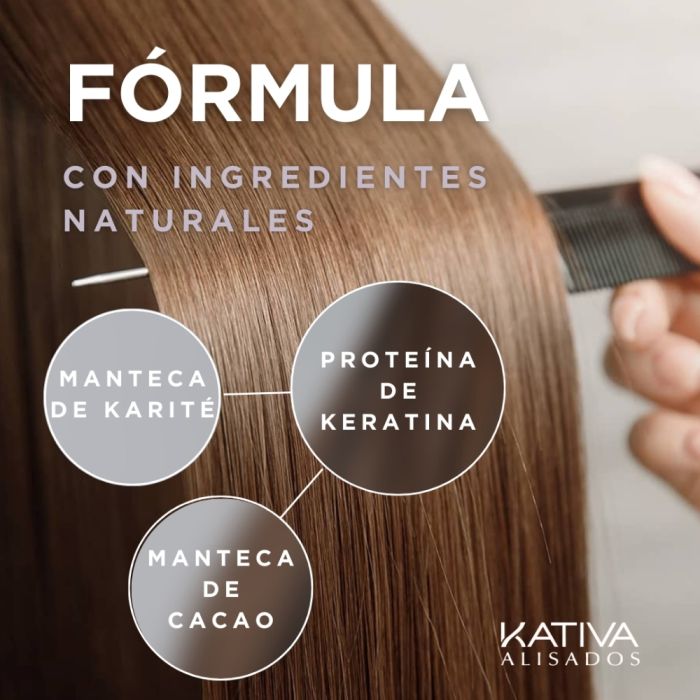 Kativa Kit Alisado Brasileño Vegano Xpress Doble Keratina Tratamientos de peluquería