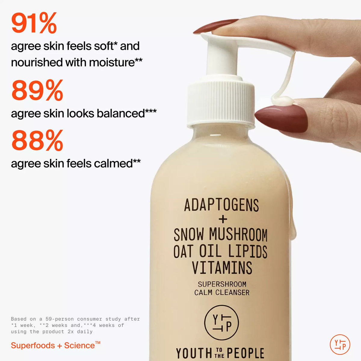 Youth To The People Supershroom Calm Cleanser