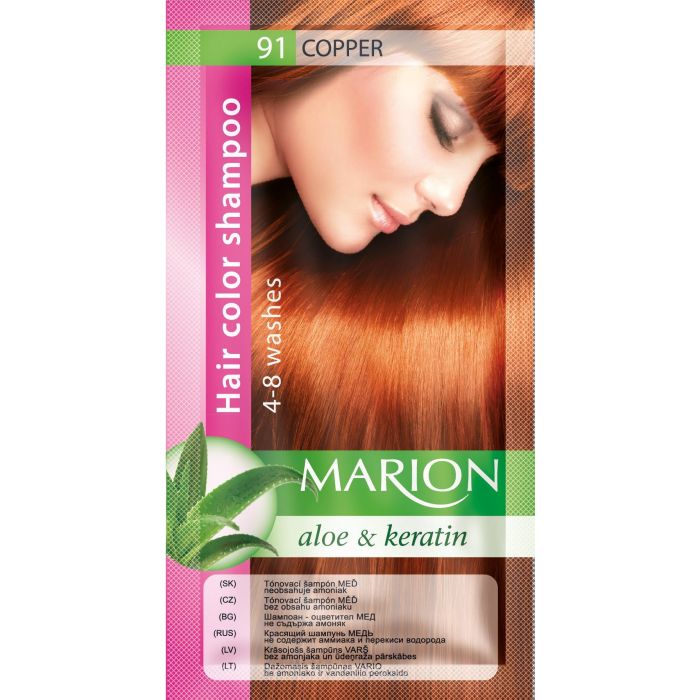Marion Hair Color Shampoo Coloración Temporal Tintes No permanentes