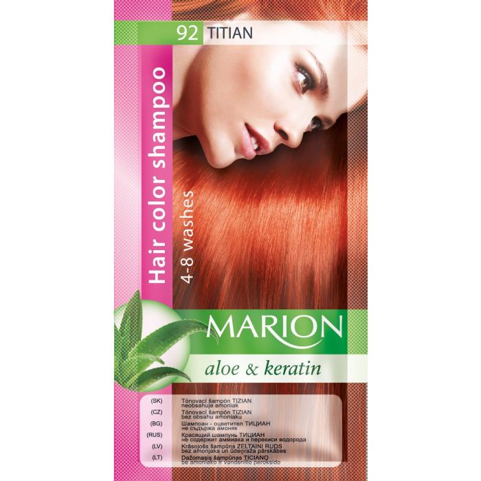 Marion Hair Color Shampoo Coloración Temporal Tintes No permanentes