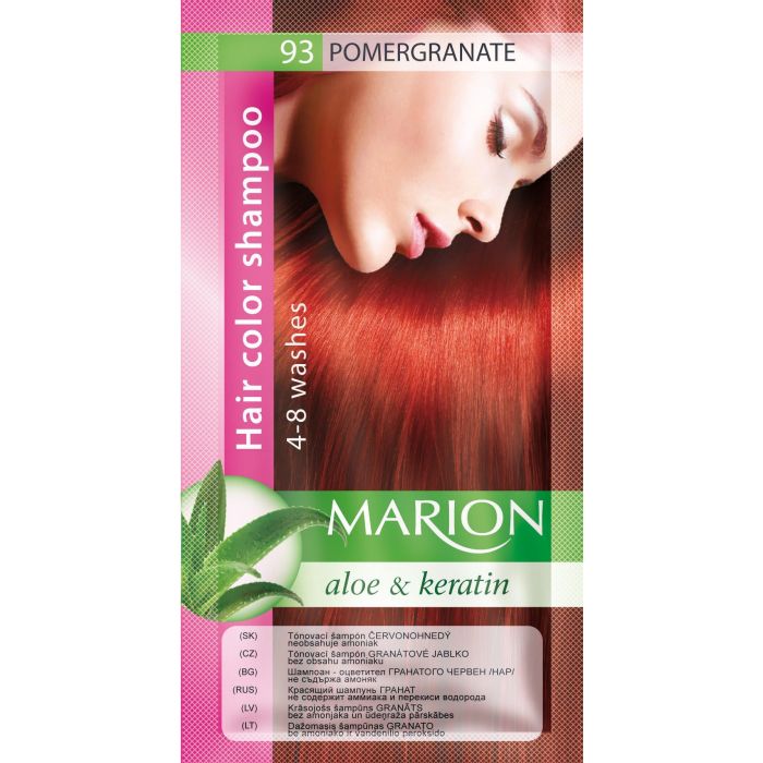 Marion Hair Color Shampoo Coloración Temporal Tintes No permanentes