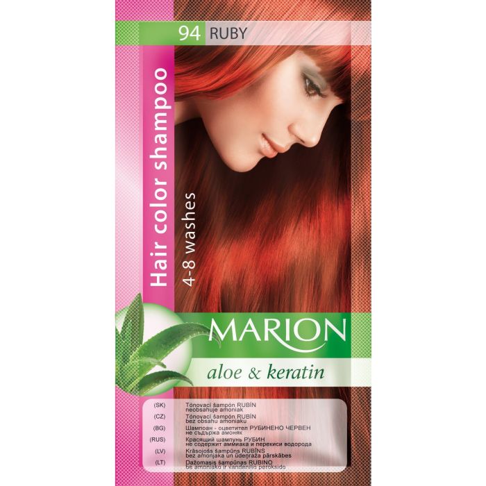 Marion Hair Color Shampoo Coloración Temporal Tintes No permanentes