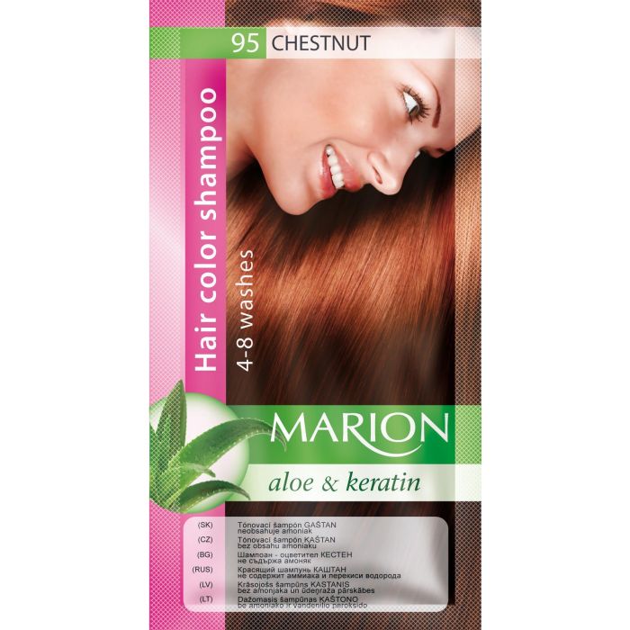 Marion Hair Color Shampoo Coloración Temporal Tintes No permanentes