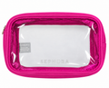 Sephora Pink Transparent Makeup Bag
