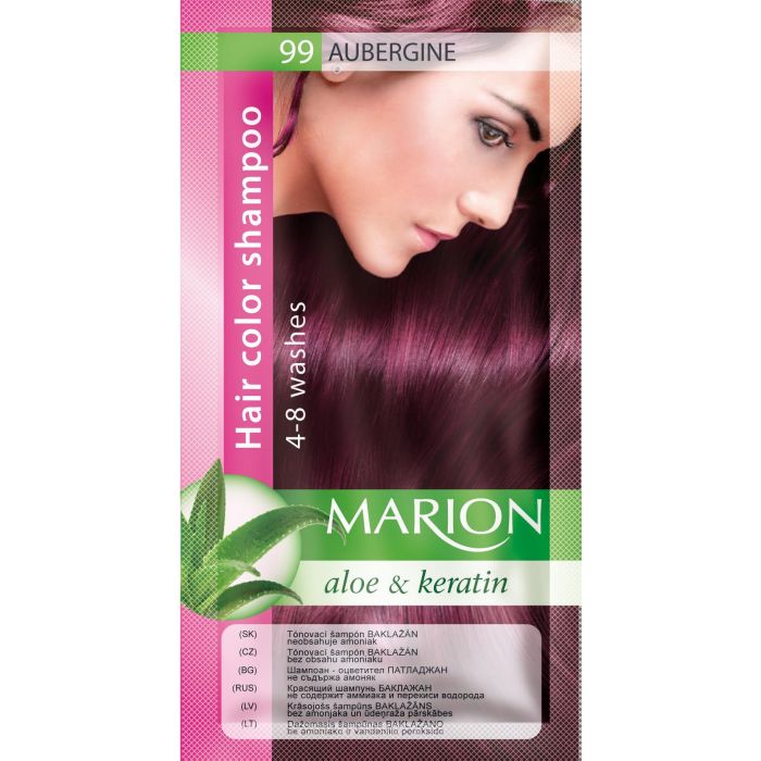 Marion Hair Color Shampoo Coloración Temporal Tintes No permanentes