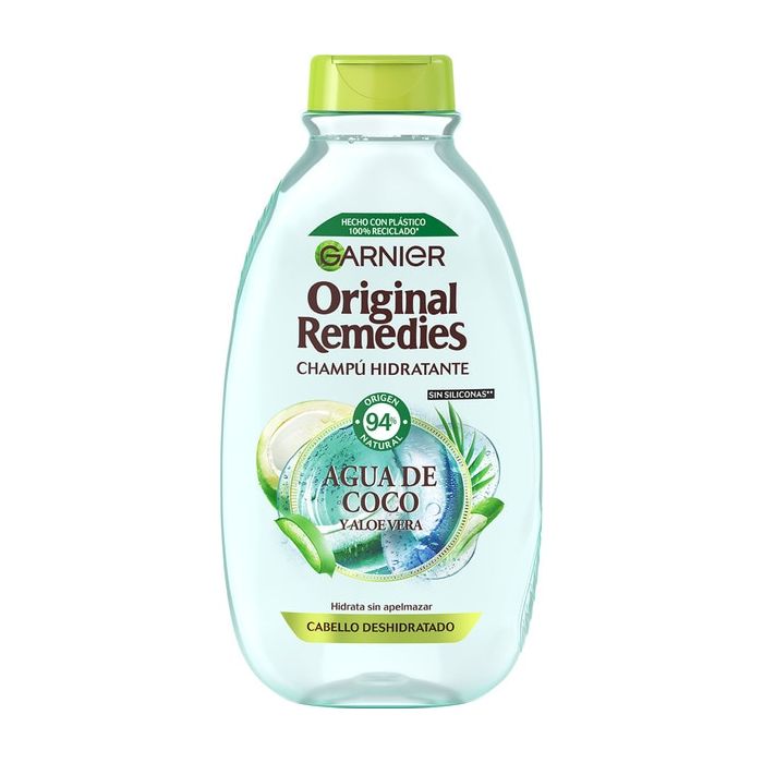 Garnier Original Remedies Champú Hidratante Agua de Coco y Aloe Vera Champús