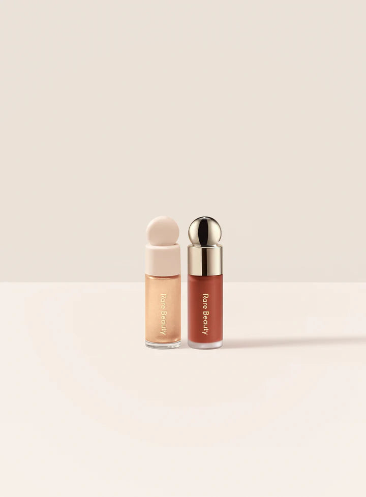 Rare Beauty Warm Radiance Mini Blush & Luminizer Duo