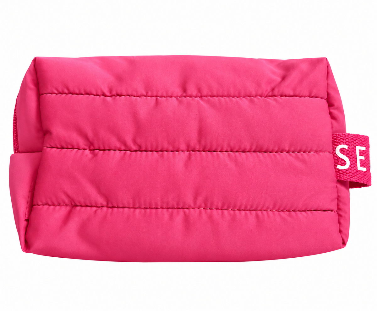 Sephora Pink Quilted Makeup Bag