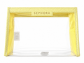 Sephora Yellow Clear Cosmetic Bag