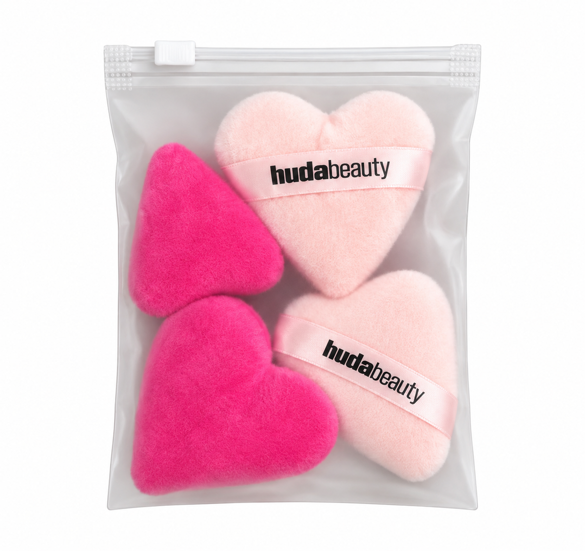 HUDA BEAUTY Heart Powder Puff Set