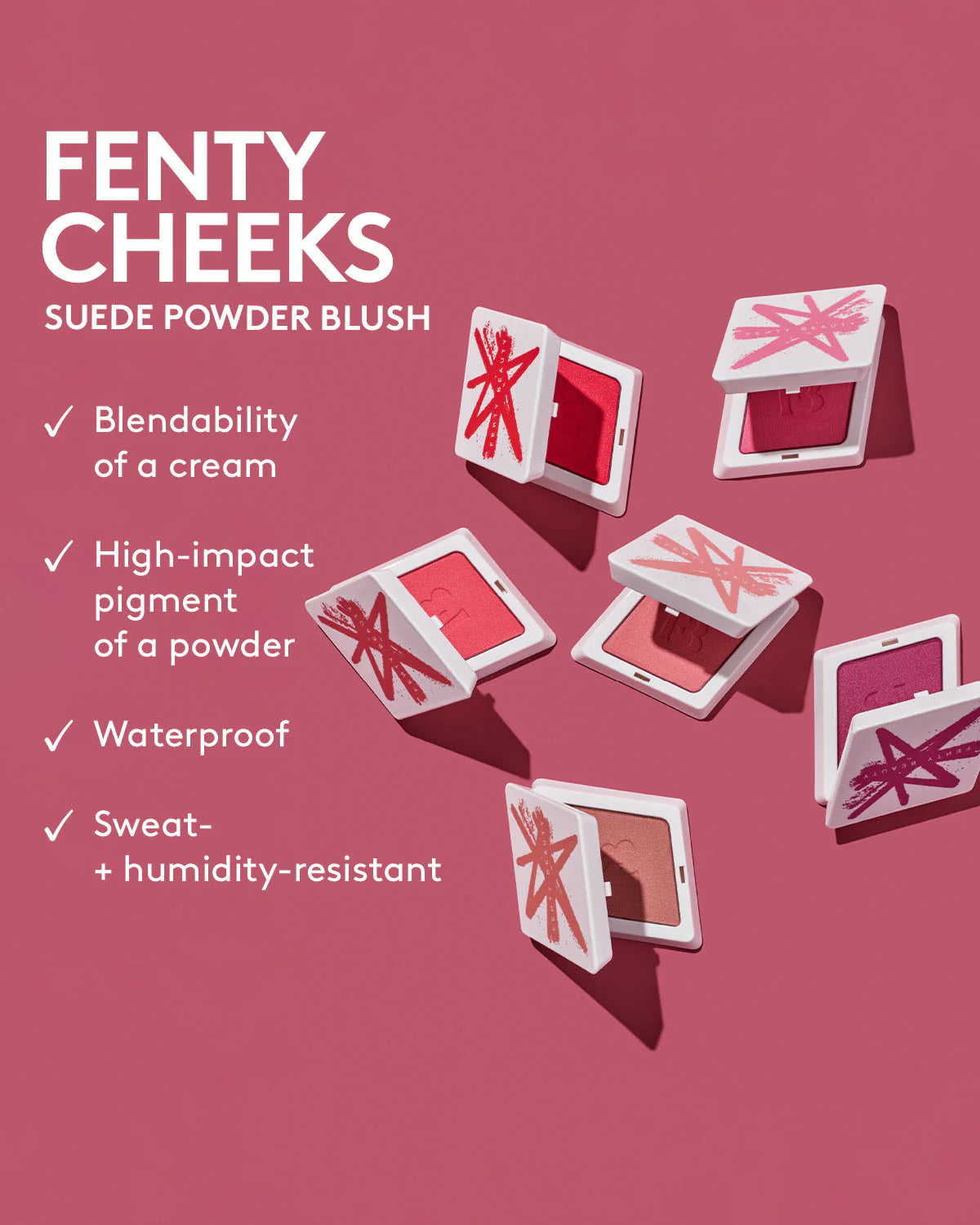 Rubor en polvo Suede de Fenty Cheeks