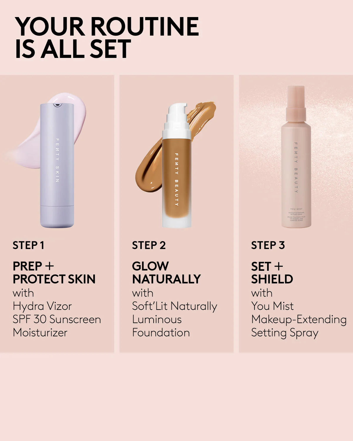 Spray fijador que extiende el maquillaje.