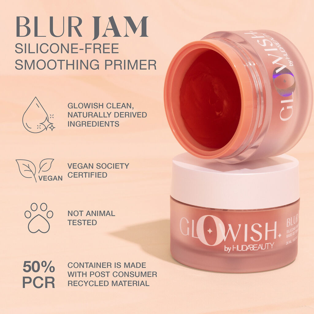 Prebase alisadora sin silicona GloWish Blur Jam