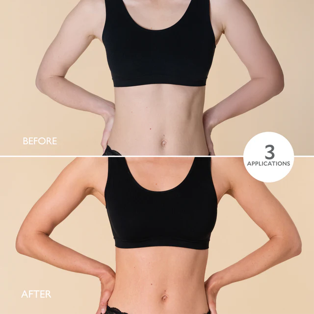 Bronceado gradual con brillo dorado