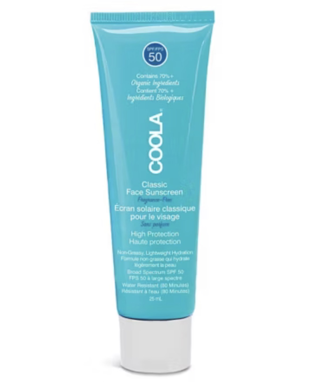 COOLA Classic Face Organic Sunscreen Lotion SPF 50