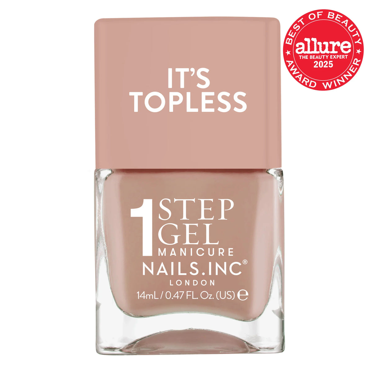 Nails.INC Madison 1-Step Gel It's Topless Nail Polish