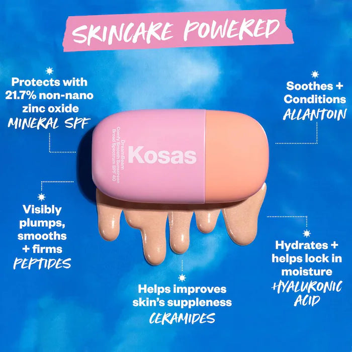 Kosas DreamBeam SPF 40 Mineral Sunscreen
