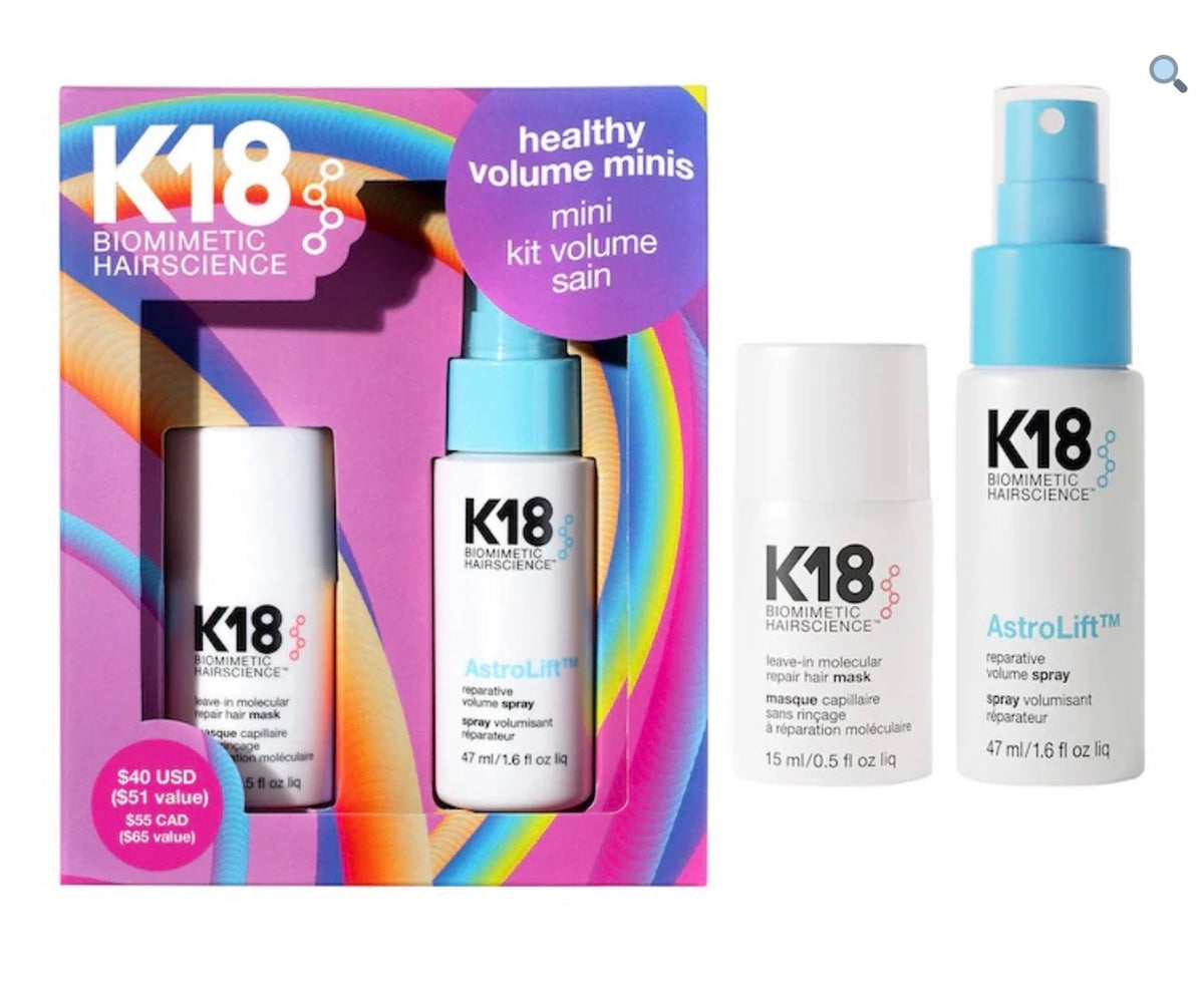 K18 Biomimetic Hairscience Healthy Volume Minis Hair Gift Set
