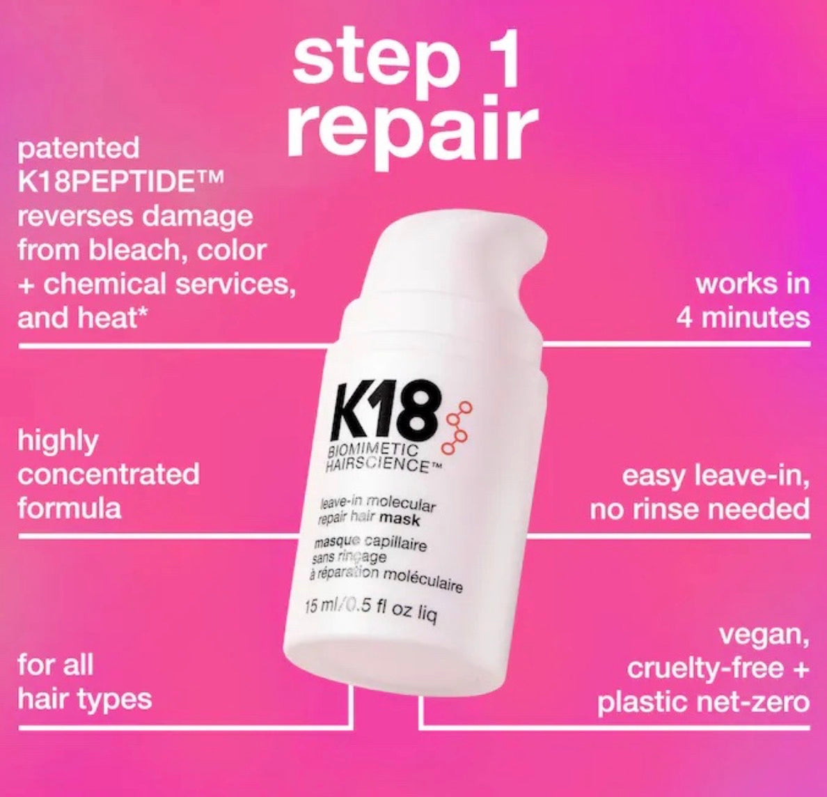 K18 Biomimetic Hairscience Healthy Volume Minis Hair Gift Set