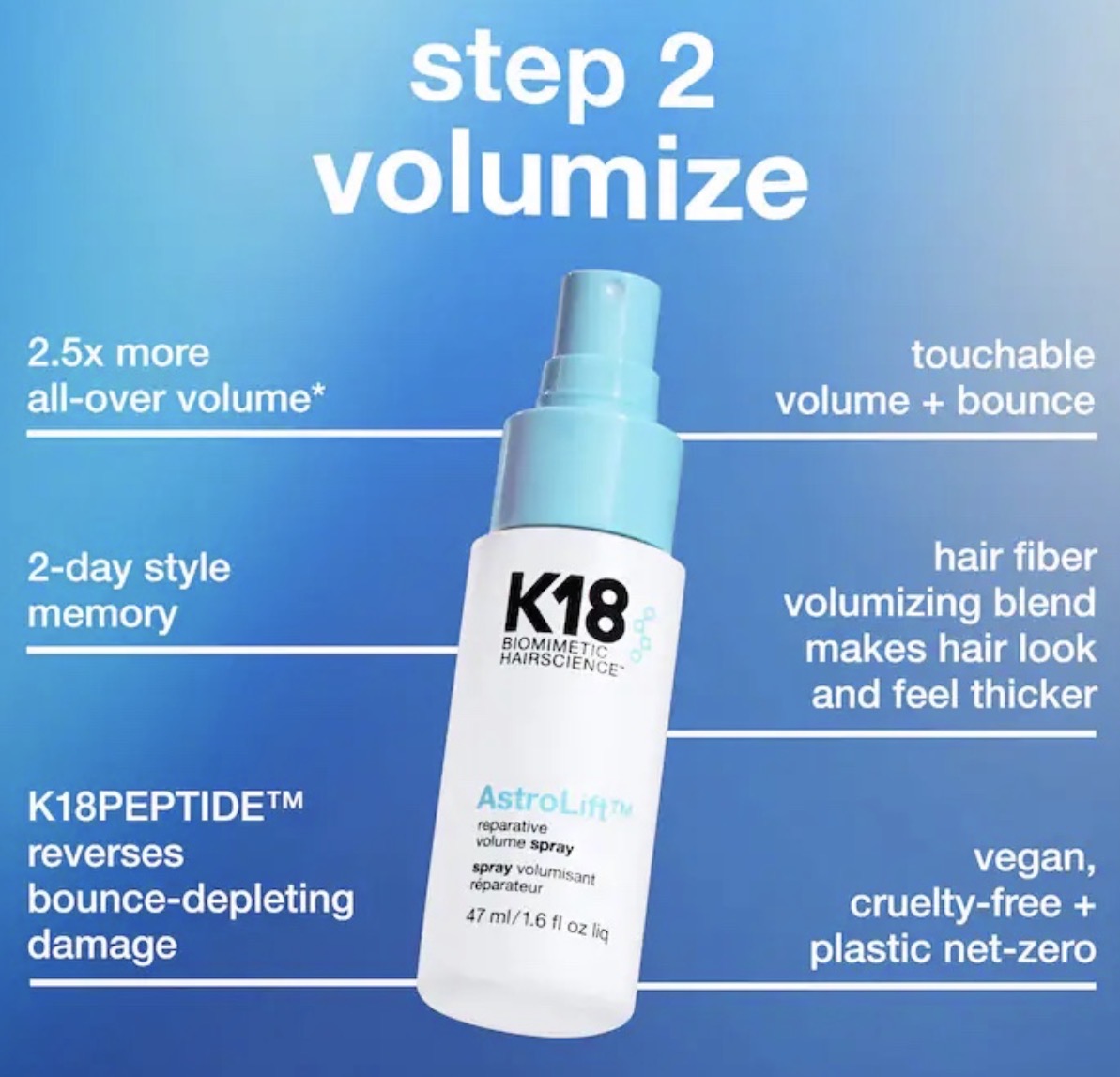 K18 Biomimetic Hairscience Healthy Volume Minis Hair Gift Set