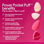 Beautyblender POWER POCKET PUFF Dual-Sided Powder Puff for Setting and Baking
