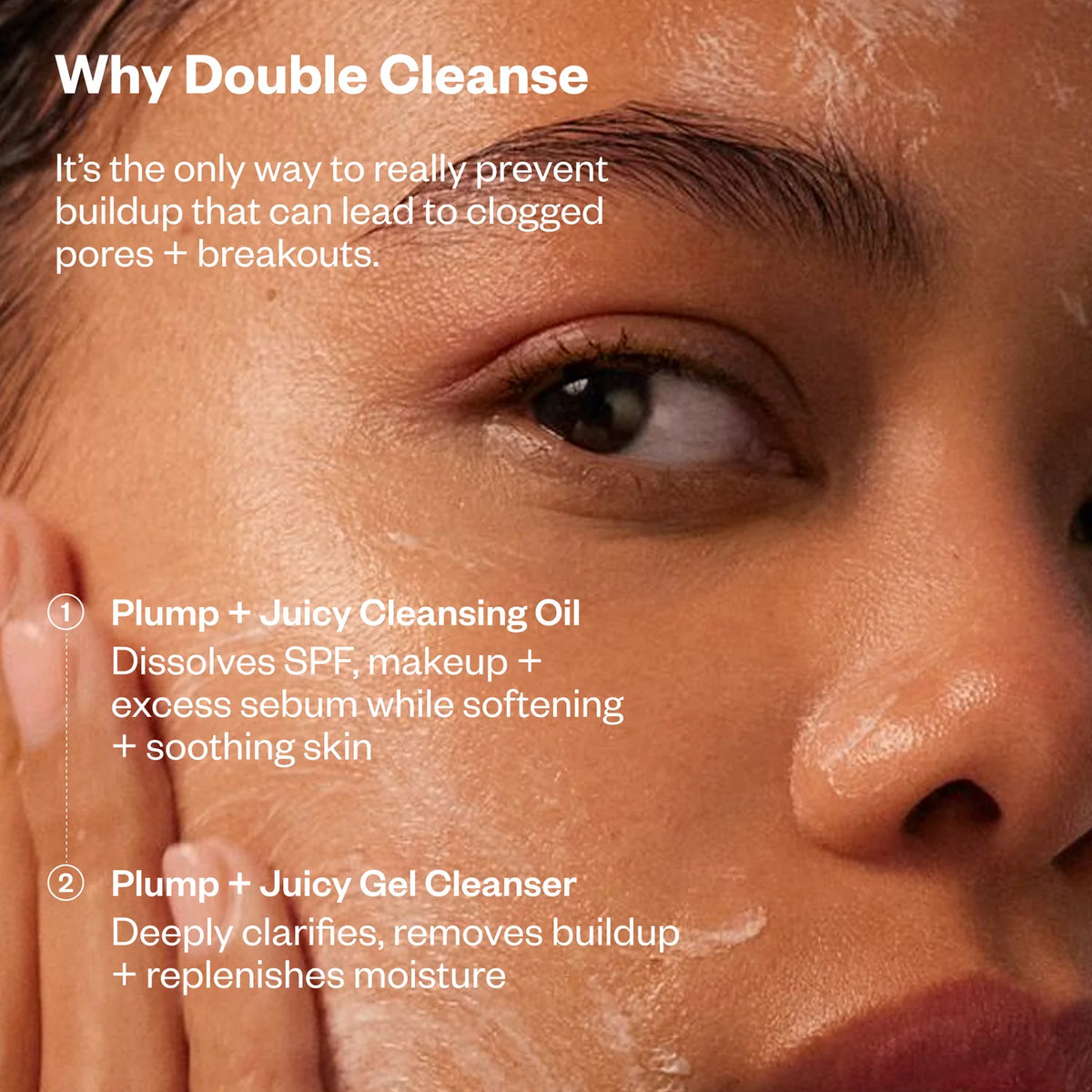 Kosas Mini Plump + Juicy Double Cleansing System