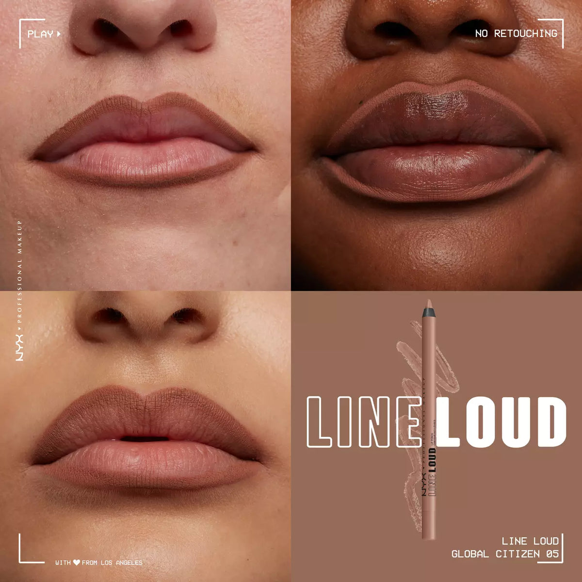 NYX Professional Makeup Line Loud Vegan Longwear Lip Liner